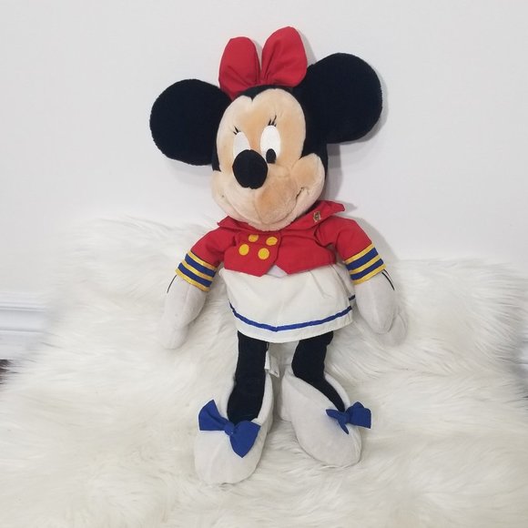 Disney Cruise Line Captain Mickey & Minnie Mouse Vintage Souvenir Plush Set - Picture 3 of 16